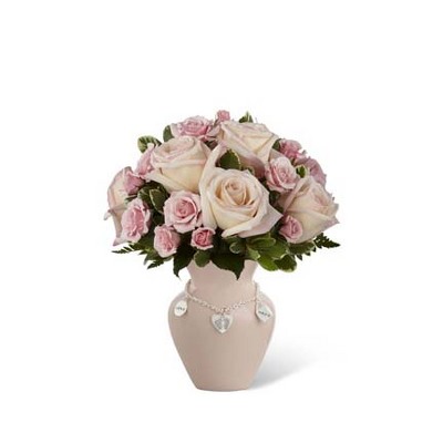 The FTD Mother's Charm Rose Bouquet - Girl